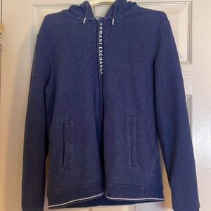 Mens Armani Exchange hoodie jacket medium